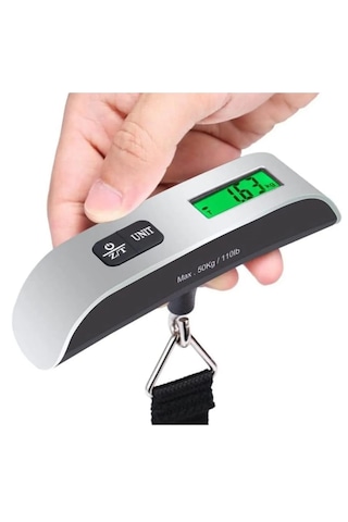 Dijital Valiz Kantarı Elektronik Askılı El Bagaj Tartısı El Teraz