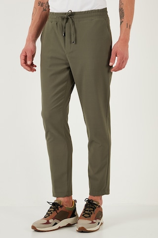 Buratti Streç Regular Fit Normal Bel Düz Paça Jogger Erkek Pantolon Cf25617953 Haki