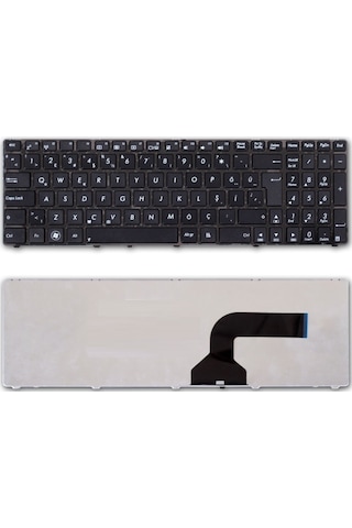 Asus N53 K52j K53s X55a X55c Notebook Klavyesi - Siyah - Tr Çerçeveli / Kl0503atr 52930264