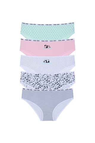 Berrak 6853 Kız Çocuk Bikini 5'li Brk.6853 Çok Renkli