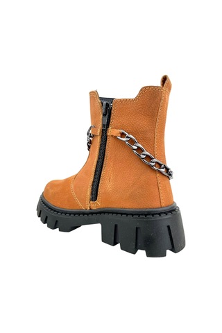 Chelsea Kız Çocuk Deri Kısa Çizme Tarçın Tarçın