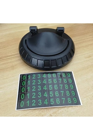 Numaratörlü Güçlü Yapışkanlı 360 Derece Dönebilen Su Geçirmez Araç İçi Telefon Tutucu Plastik Aparat