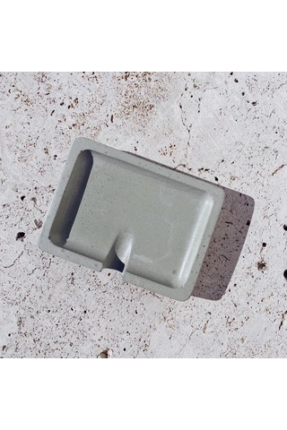 Natural Zen Beton Sabunluk Doğal Beton Görünüm El Yapımı