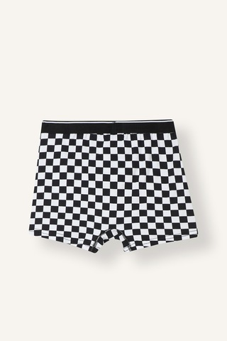 Defacto Dama Desenli Elastik Bel 3lü Boxer Erkek Çocuk I3724a826aube335 Mavi-be335
