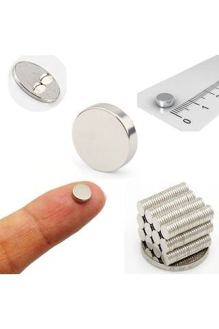 N52 100 Adet Yuvarlak Mini Mıknatıslar, 5 X 1 Mm, Saklama Kutulu, Nadir Toprak Ndfeb Kalıcı Mıknatıslar, Kendin Yap, Ofis, Duvar Panosu, Beyaz Tahta Ve Buzdolabı İçin Sku: Smg8690010330178