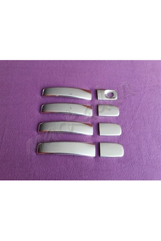 Woc Chrome Opel Vivaro Krom Kapı Kolu 2001-2014 4 Kapı Paslanmaz