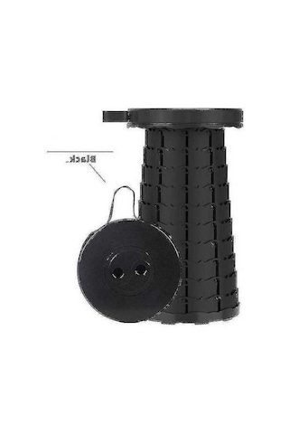 Bloomnest Katlanır Teleskopik Sandalye Açık Hava Balıkçılık Tabure Siyah A646 Altın-siyah Taşınabilir Altın - Siyah