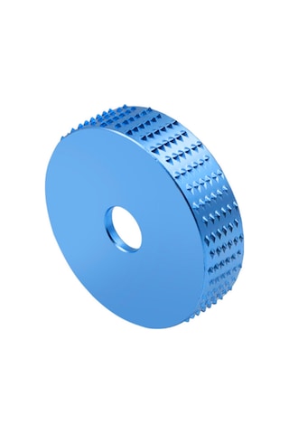 Moveevo Ahşap Taşlama İçin 75mm Açısal Fırçalarla Kullanılamak Üzere 45 Çelik Sert Dairesel Taşlama Diski - Mavi