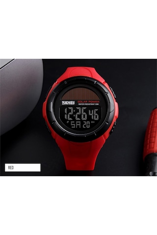 Reedark Skmeı 1405 Erkek Spor Saati - 5atm Su Geçirmez, Kronometreli, Alarmlı, Işıklı Çok Fonksiyonlu Kol Saati Siyah