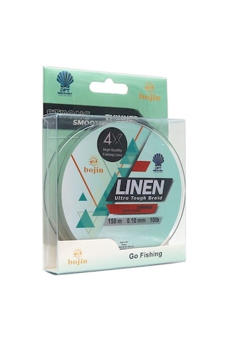 Bojin Linen 4X Ip Misina 0.10Mm 150Mt Yeşil
