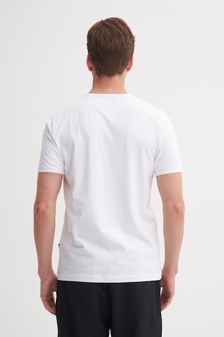 Cazador Erkek Beyaz Bisiklet Yaka T-shirt 46180 Beyaz