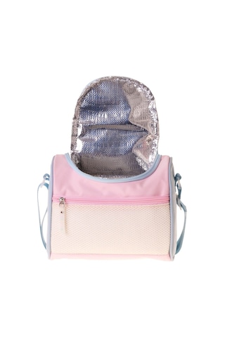 Calacilo Kız Çocuk Cloudy Pembe Mavi Renkli Isı Yalıtımlı Okul Beslenme Çantası Pembe - Mavi - C4087