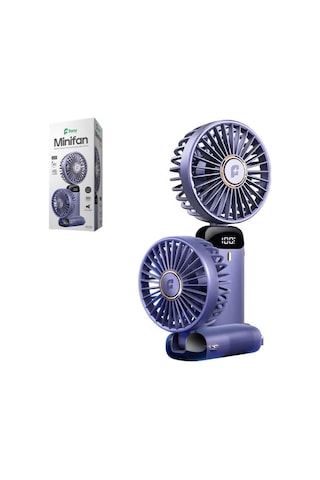 Feny Fn-f30 Mavi Kademeli Ultra Sessiz Led Göstergeli Katlanabilir Şarjlı 1200mah Mini El Fanı Feny Fn-f30 Mavi Kademeli Ultra Sessiz Led Göstergeli Katlanabilir Şarjlı 1200mah Mini El Fanı