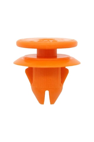 Konesam Volvo V70 Xc70 Xc90 2001-2016 İçin 100 Adet Plastik Kollu Klips, 8659732 Parça Numaralı Fender Ve Body Molding Sabitleyici Turuncu