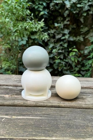 Rufus Concept Küre 7cm Çap Silikon Mum Kalıbı