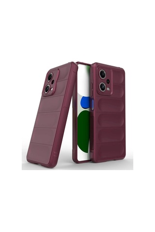 Xiaomi Poco X5 5g Kılıf Optimum Silikon - Bordo Çok Renkli