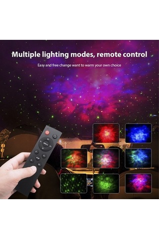 Artfulabode Yıldız Projeksiyon Lambası - 2 Zamanlama Modlu Astronot Şekilli Ev Dekoru