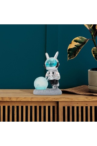 Trendooze Homyl Çizgi Film Uzay Tavşan Telefonu Tutacağı Sanat Mavi 5.5cmx9cmx13cm 5.5cmx9cmx13cm