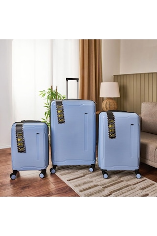 Avvıo Pp Büyük Boy Valiz - Mavi - 77x45x32 Cm Mavi