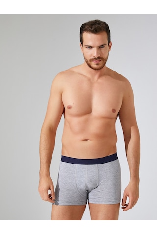 Koton Pamuklu 3'lü Set Basic Boxer Lacivert 3wlm90032mk Lacivert