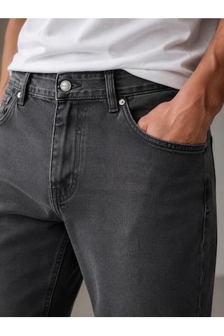 Classics Men Big Rodoc Regular Fit Likralı Erkek Jean Pantolon 7562 Füme