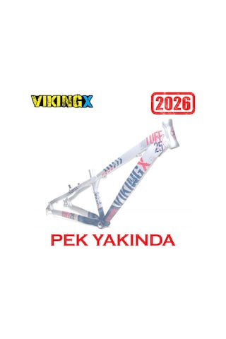Vikingx Tuff X-25 Dirt Jump Aliminyum Kadro Mavi-gümüş Pt877