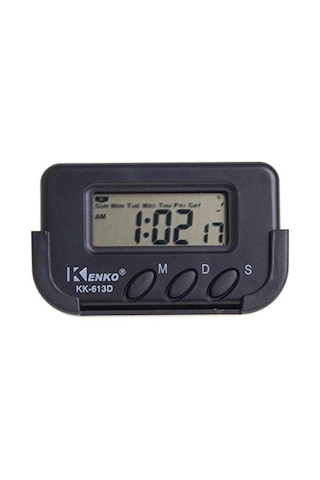 Kk-613d Dijital Küçük Masa-araba Saati-alarm-kronometre Çok Renkli
