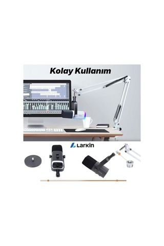 Larkin Nb39 Demir Masa Üstü Mikrofon Standı 35x35cm