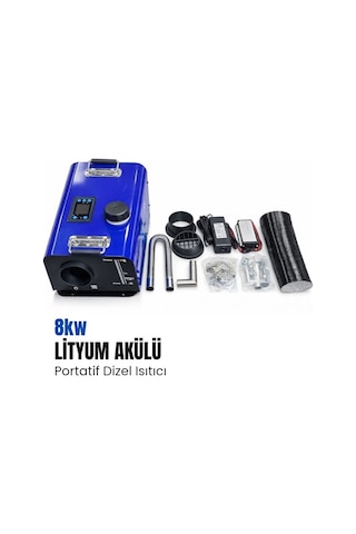 Tecnopoint 8kw Taşınabilir Lityum Akülü Webasto Tipi Dizel Isıtıcı-1754