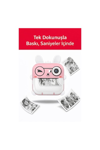 Q5p Çocuk Kamerası Sevimli Tasarım Hd Fotoğraf & Video Eğitici Oyuncak Kamera Çocuklar İçin Fotoğraf Makinesi Pembe