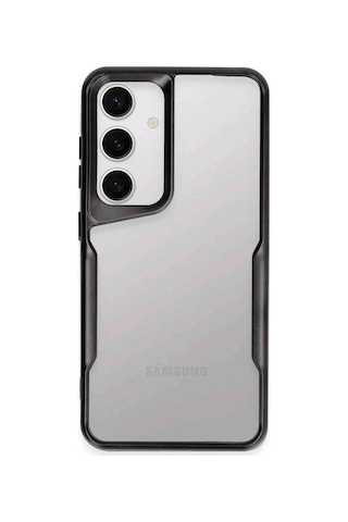 Galaxy Uyumlu S25 Kılıf Boyi Silikon Kapak - Siyah 18709
