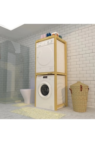 Çamaşır Ve Kurutma Makinesi Için Banyo Rafı Çok Renkli