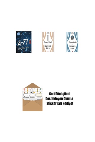 A-71 + Neyzen Tevfik Ciltli + Nizamülmülk Ciltli + Okuma Sticker'ları