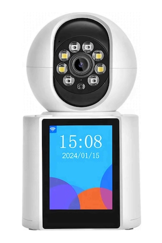 Full Hd 360 Akıllı Bebek Kamerası İki Yönlü Ses Gece Görüşlü Güv