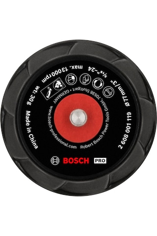 Bosch Pro Zımpara Tabanı 77 Mm Kancalı, Gex 12v-77, Gss 12v-77 Uyumlu - 2608001119
