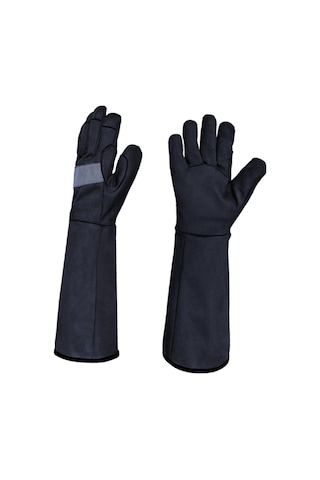 Homyl 2 Adet Bahçe Eldiveni Gül Budama İş Güvenlik Bahçesi Siyah