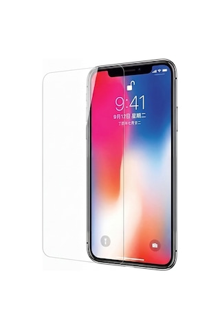 İphone 11-xr Uyumlu Ekran Koruma Şeffaf Kısa Tamperli Cam Ekran Koruyucu