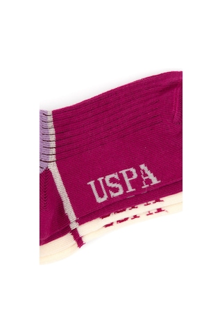 U.S. Polo Assn. U.s. Polo Assn. Kız Çocuk Fuşya Çorap Patik 50318206-vr023 Fusya