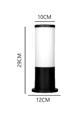 Zita Kule 29 Cm Bahçe Yer Duvar Üstü Aydınlatma Armatürü E27 Zt23 Çok Renkli