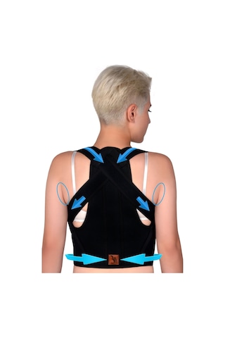 Kamburluk Önleyici Dik Duruş Korsesi Balenli Unisex Sırt Omuz Bel Destekli Korse 2022 New Desıgn