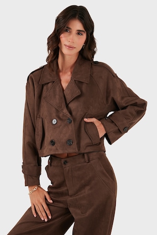 Via Dante Bayan Ceket 68620513suede Kahve Kahve