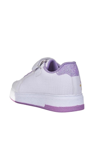 Zacoz Hunter Huntrix Çizim Baskılı Kız Çocuk Spor Ayakkabısı Sneaker Beyaz - Lila