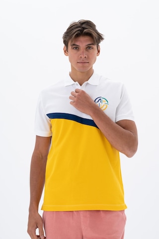 AR-MA Arma Erkek Baskılı Regular Fit % 95 Pamuklu %5 Likralı Polo Yaka T-shirt Y25374303701 Beyaz