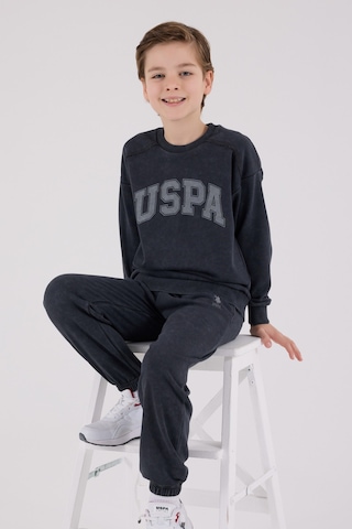 U.S. Polo Assn. Lisanslı Erkek Çocuk Alt Üst 2 Parça Eşofman Takımı Us2229 Antrasit