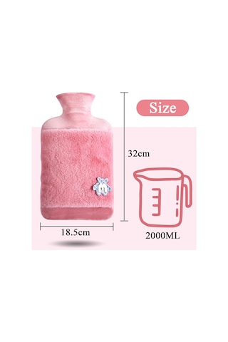 Noktalar - Pembe + Gri Sıcak Su Torbası X 2-2l, R'li Sıcak Su Torbası Diğer