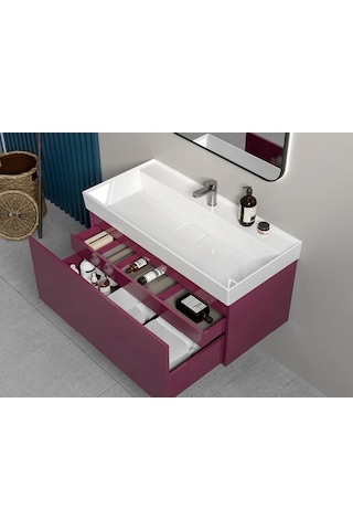 Turkuaz Seramik Cerastyle Sharp Etajer Uyumlu Banyo Lavabo 80 x 48 CM