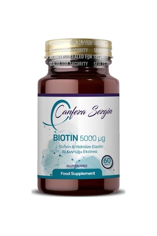 Biotin 5000 L-Sistein & Hidrolize Elastin At Kuyruğu Eki