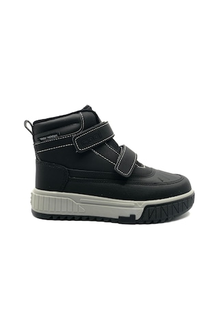 Cool Oscar Ortopedik Kaymaz Taban Unisex Çocuk Bot Siyah