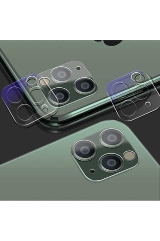 Apple Uyumlu iPhone 11 Pro Max Zore 3d Full Kamera Koruyucu
