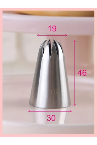 Bonbon Pastacılık Ucu Kapalı Yıldız 1g 235258054 Gri